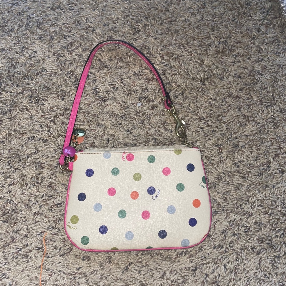 Polka Dot Coach Wallet